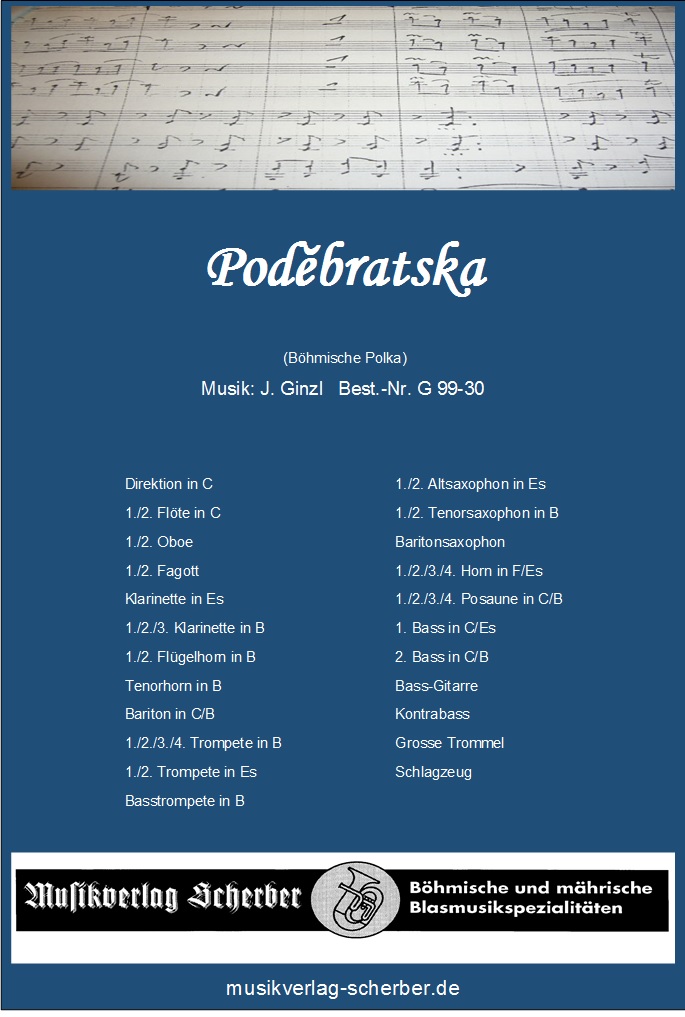 Podebratska - böhmmische Polka